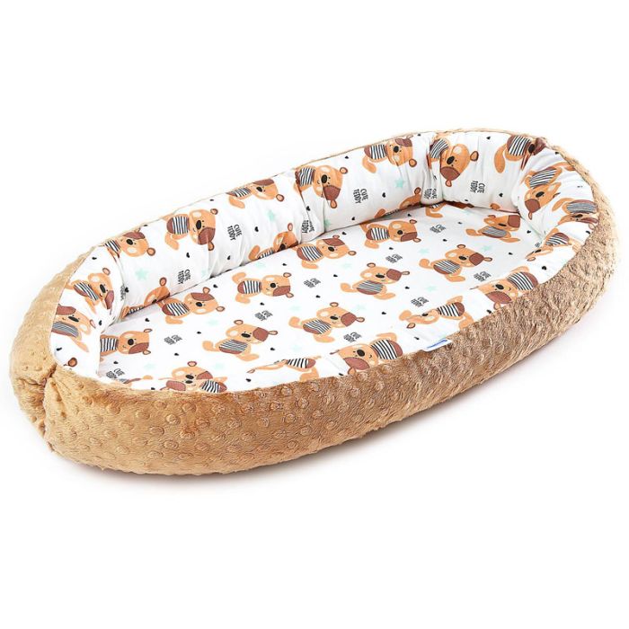 Mazuļa kokons ligzdiņa "Lācīši" brūnā krāsā