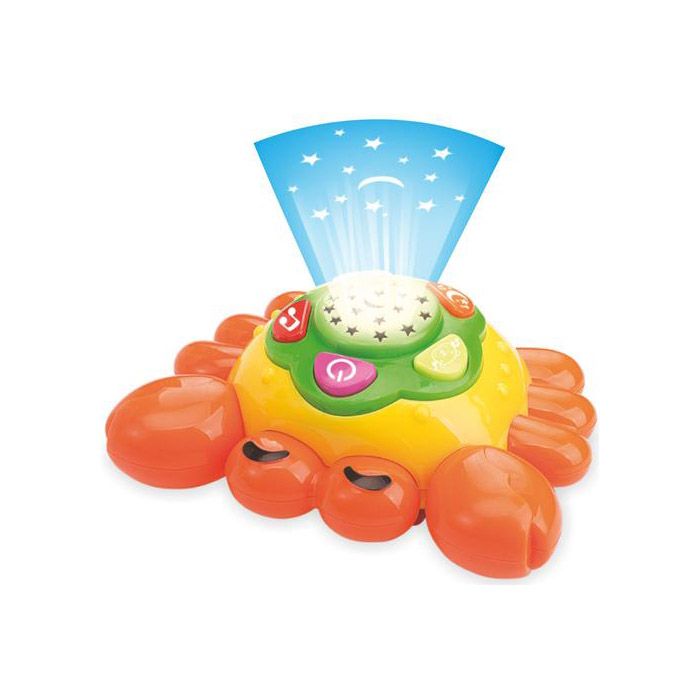 Muzikālais projektors BabyMix "Funny Crab"