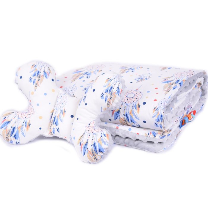 Komplekts "Nord" pleds 100x75cm un spilvens