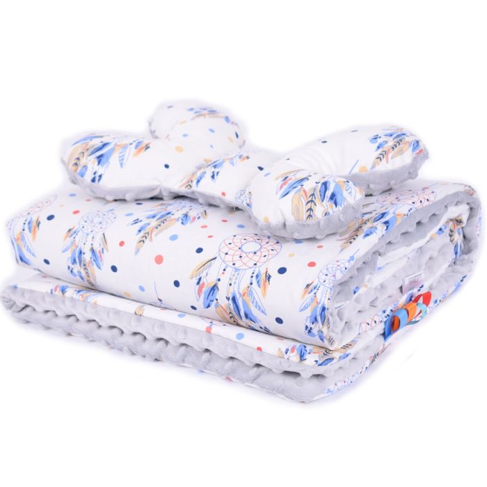 Komplekts "Nord" pleds 100x75cm un spilvens