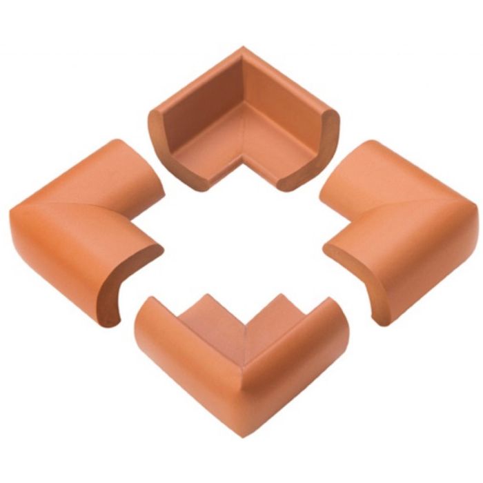 Stūru aizsargi “Safe home” 4 gab. brūnā krāsā