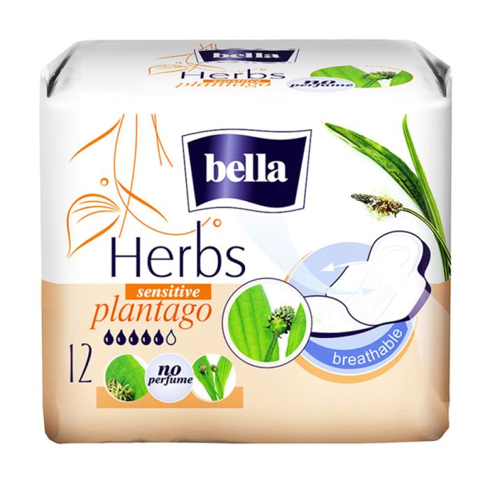 Higiēniskās paketes Bella Herbs Plantago 12gab.