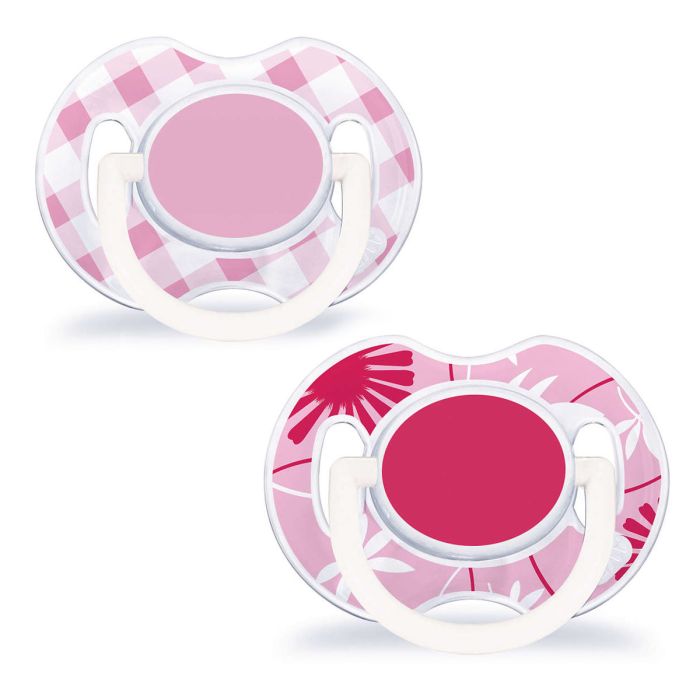 Knupīši AVENT "Fashion" ortodontiski 6-18m rozā 2gab.