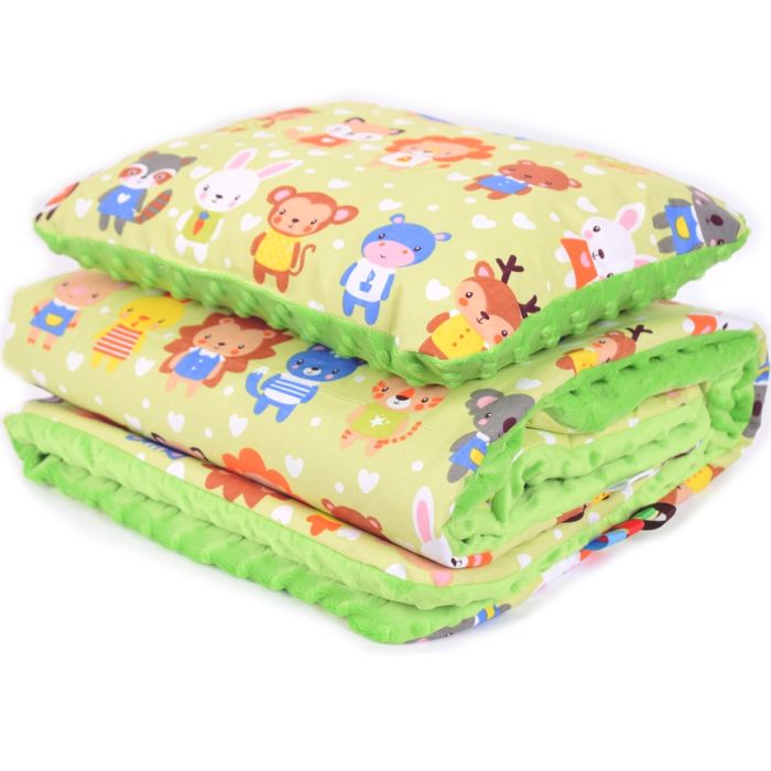 Komplekts "Babies" pleds 100x75cm un spilvens 30x40cm