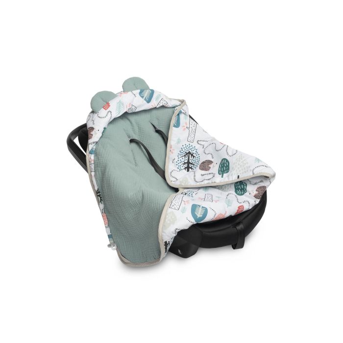 Autosēdeklīša muslīna guļammaiss "Archie" 90x90 cm 