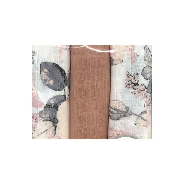 Muslīna autiņi komplekts "Lattee" 3 gab.