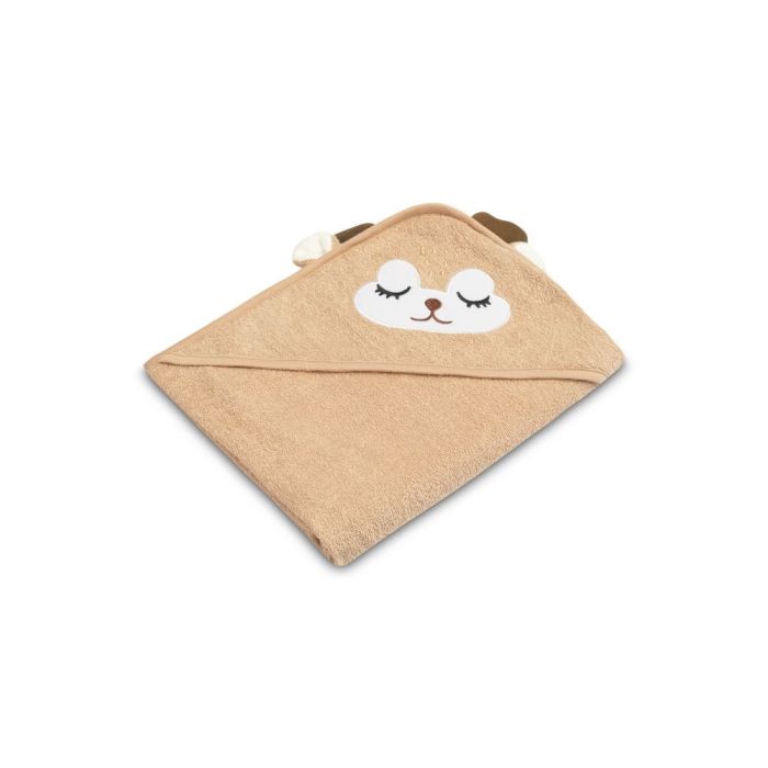 3D dvielis mazulim "Brown deer" ar galvassegu 100x100cm "frotte"