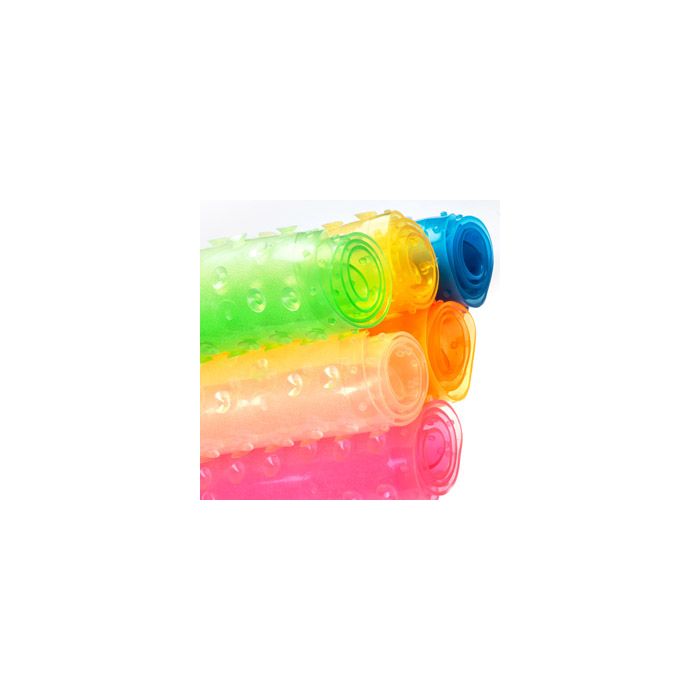 Pretslīdes vannas paklājiņš rozā krāsā