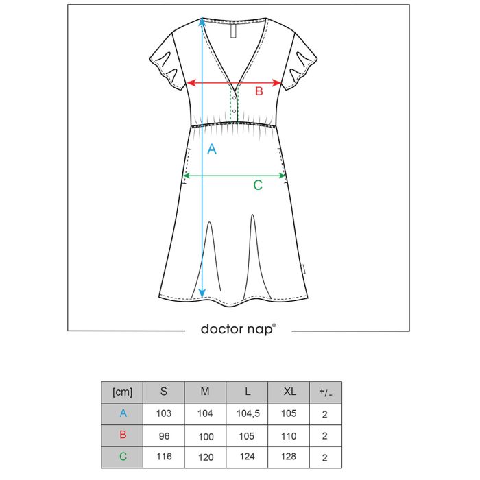 Kokvilnas naktskrekls grūtniecēm un barojošām "Alina" flowers 