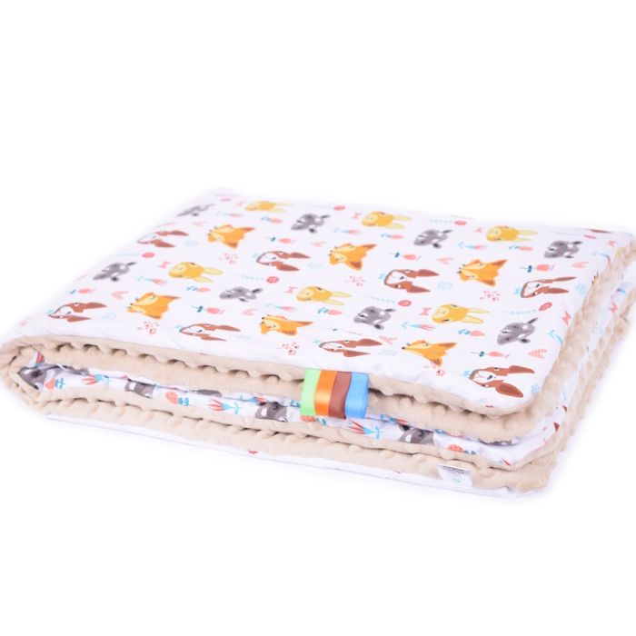 Komplekts  "Forest Friends" pleds 100x75cm un spilvens 30x40cm