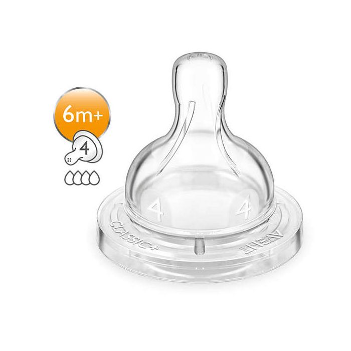 Knupīši AVENT "Classic" 6m+ stipras straumes