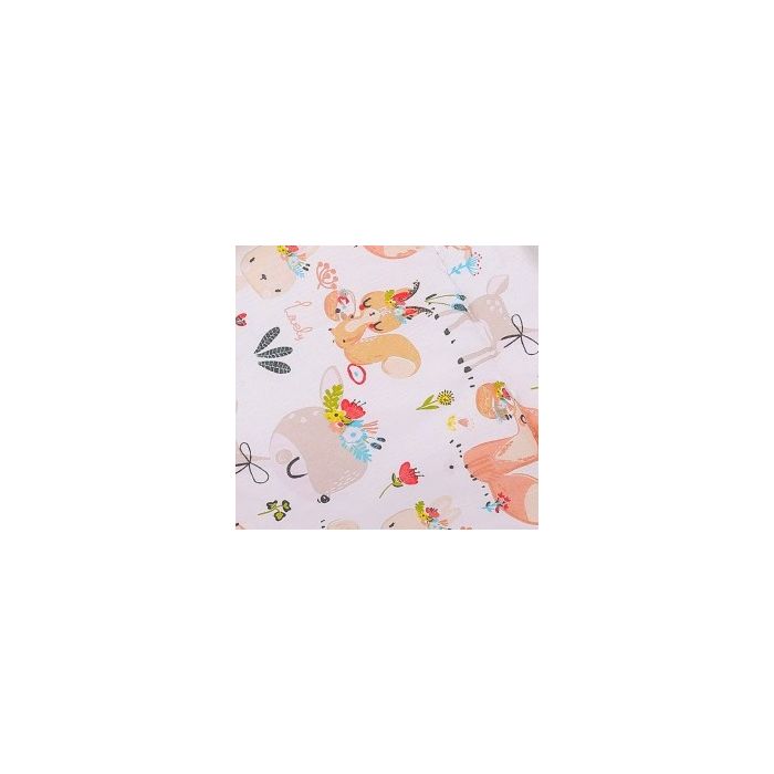 Kokvilnas palags ar gumiju šūpulītim 50x83 (izvēlies krāsu)