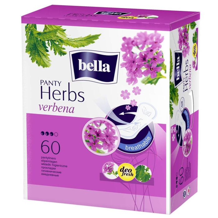 Ikdienas ieliktnīši Bella Herbs Verbena 60gab.