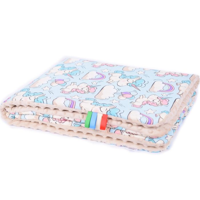 Komplekts "Little Ponny" pleds 100x75cm un spilvens 30x40cm