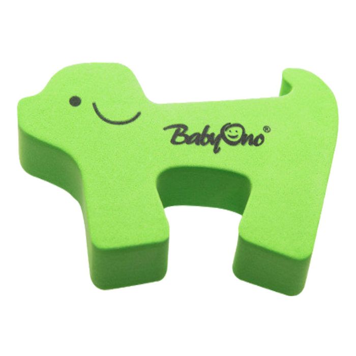 Aizsargs pret durvju aizciršanos ”Safe home” Dog zaļā krāsā