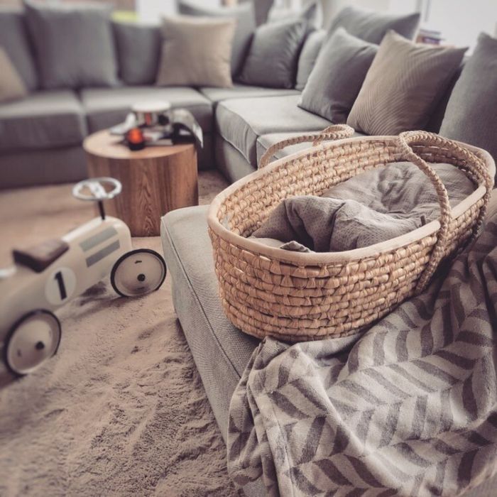 AHOJBABY MOSES bērnu kulbiņa - bez matrača