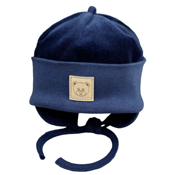 Zīdaiņu cepurīte "Velour" - Navy