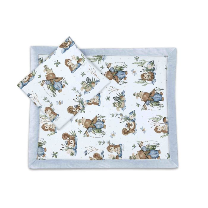 Bērnu pleds un spilvens  "Travel time" 