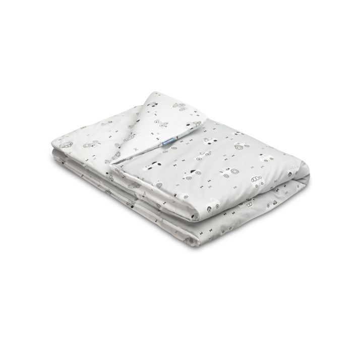 Gultas veļa bērniem  ar pildījumu 135x100 "Traffic grey" 