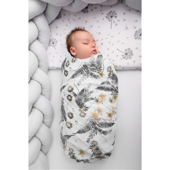 Muslina autiņi mazuļiem 120x120cm 1 gab. (izvēlies krāsu)