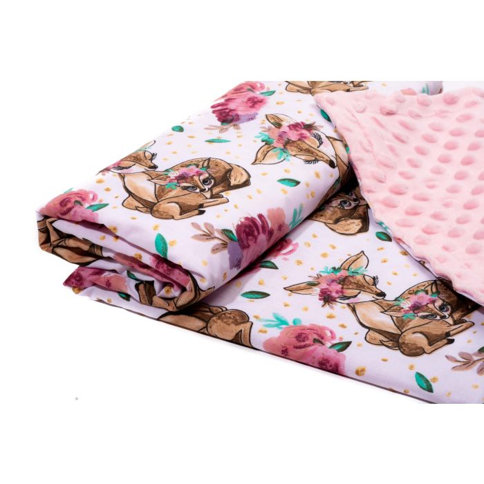 Bērnu pleds 100x75cm "Lady mama" rozā