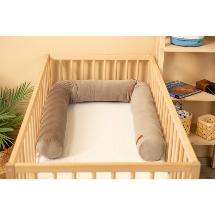 Bērnu Gultas Apmale 200 cm "Velvet beige" 