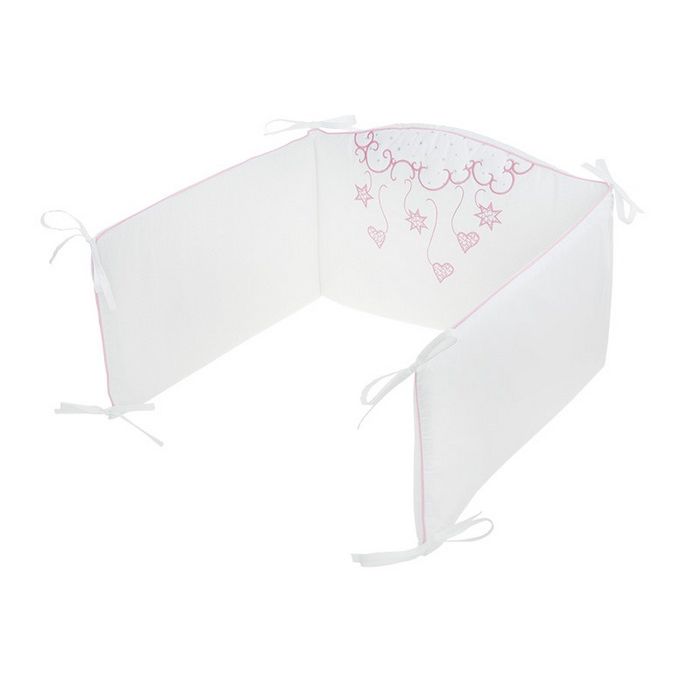  Bērnu gultas veļa ar apmales "Angels" rozā