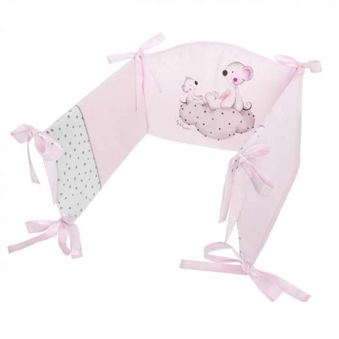 Bērnu gultas veļa ar apmales "Little1"  