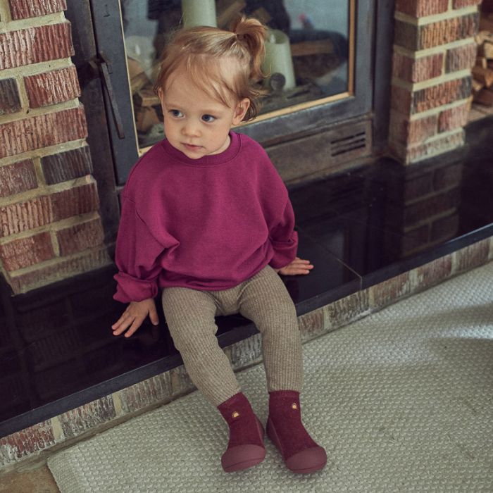 Mazuļu pirmās kurpes Attipas "Basic red" 