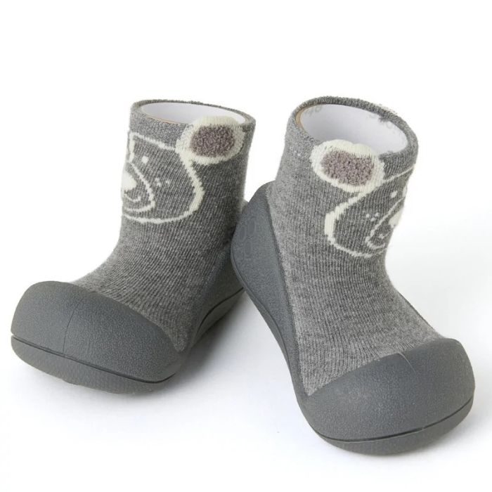 Mazuļu pirmās kurpes Attipas "Teddy grey" 