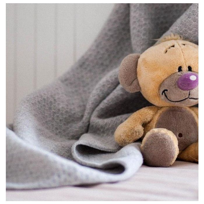 Merino vilnos pledukas kūdikiui