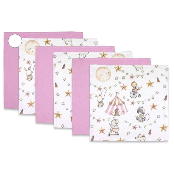 Flaneļa autiņu komplekts "Mini in pink"