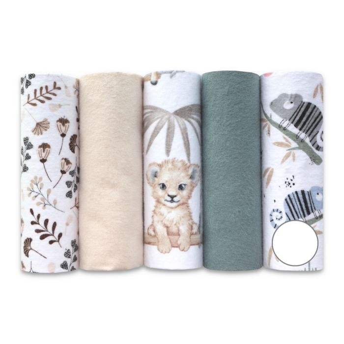 Flaneļa autiņu komplekts "Savana" 