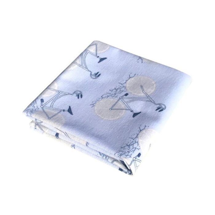 Autiņš flanēļa 70x80 cm, ar zīmējumu zilgans
