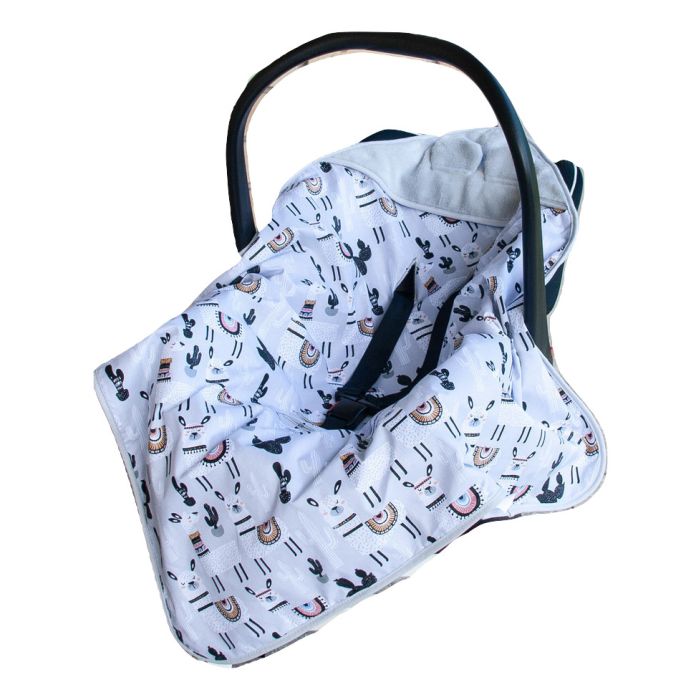 Autosēdeklīša guļammaiss "Lama" 80x80 cm 