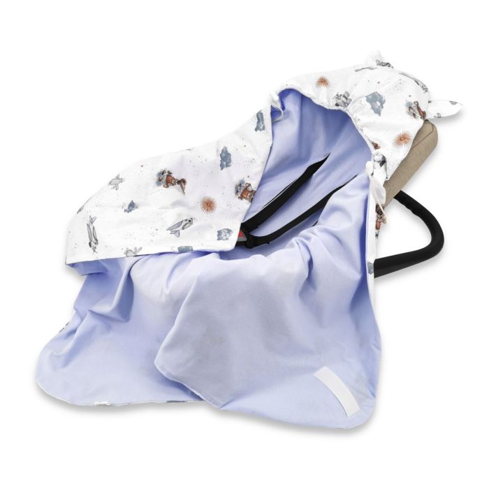 Autokrēsliņa guļammaiss  "Aviator blue jersey" 0.5 TOG