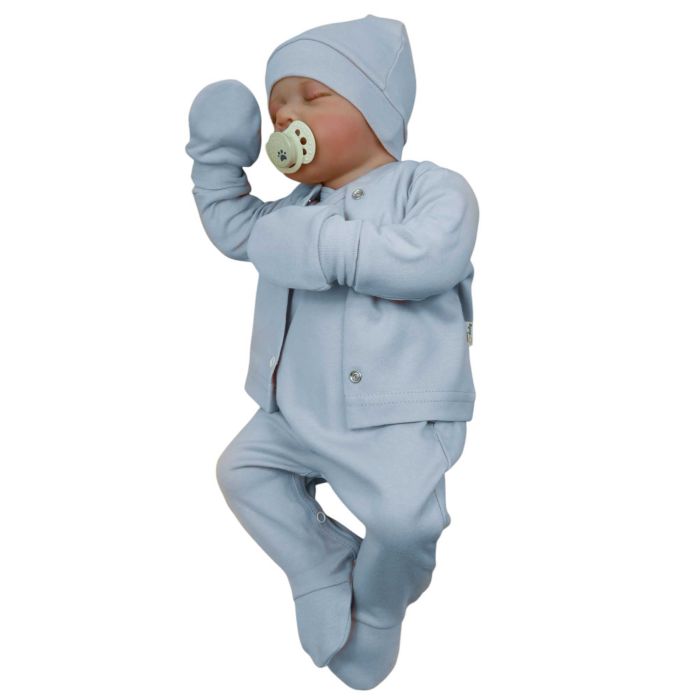 Bērnu komplektiņš no 5 daļam "Blank baby blue"