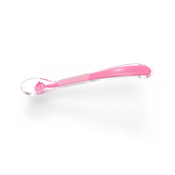 Babyono mīksta silikona karote, rozā