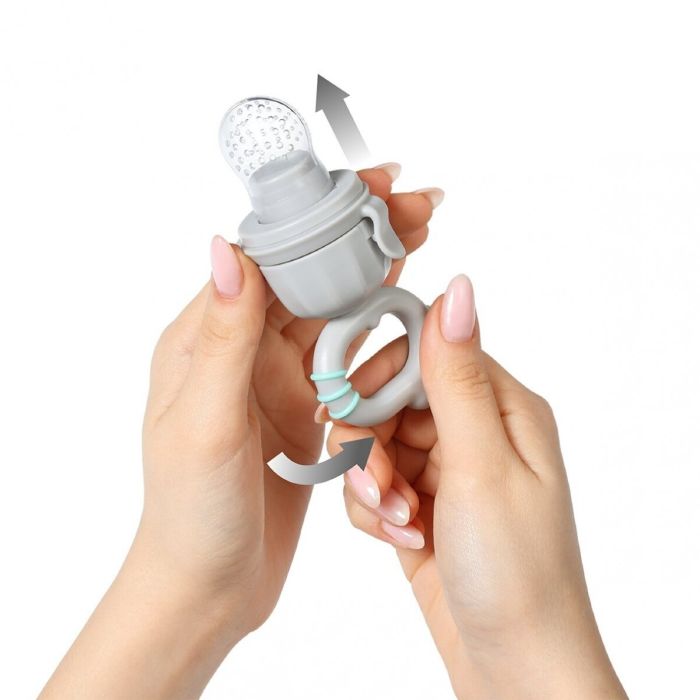 Babyono  svaigas pārtikas padevējs, pelēks