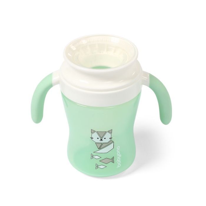 Babyono mācību krūzīte 3m+ 240 ml zaļš
