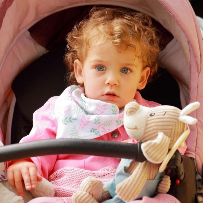 Bernu lacīte - šalli "Leaf" 2 gab