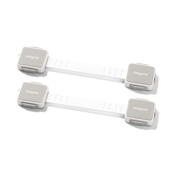 Universāla aizsardzība Babyono atvilktnēm un ledusskapim 2 gab balts