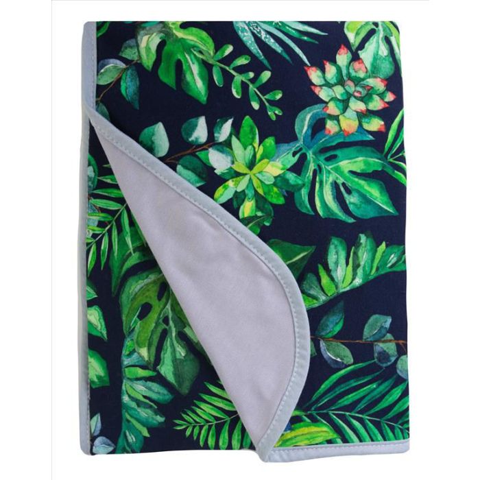 Bambusa Divpusējs pleds "Leaf" 100x75cm  