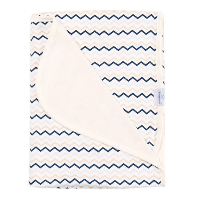 Bambusa Divpusējs pleds "Waves" 100x75cm  