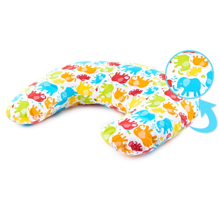 Barošanas spilveni 50x60cm "Zilonīši" krāsaini