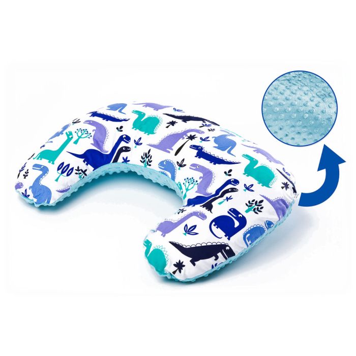 Barošanas spilveni 50x60cm "Dino" zilā krāsā