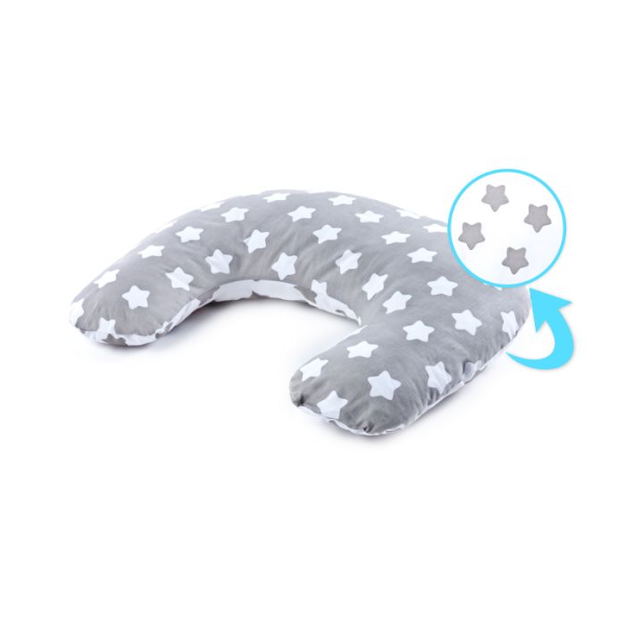 Barošanas spilveni 50x60cm "Zvaigznītes" pelēkā krāsā