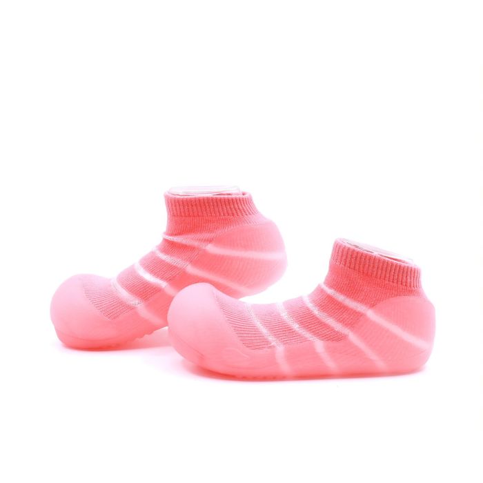 Mazuļu pirmās kurpes Attipas "See though" pink