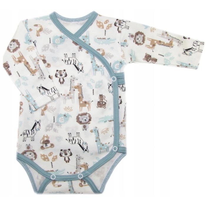 Bodijs ar garām piedurknēm "Jungle Iceberg" 