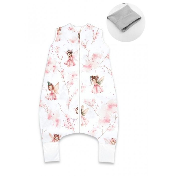 Guļammaiss zīdainim  "Fairies pink" ar kājām 2-2.5 TOG